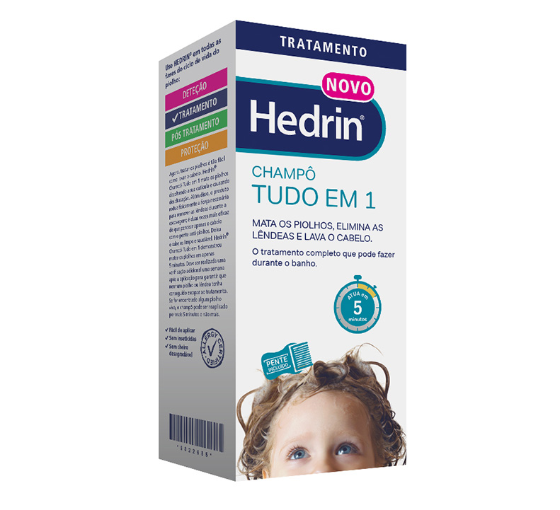 Hedrin® Champô Tudo em 1