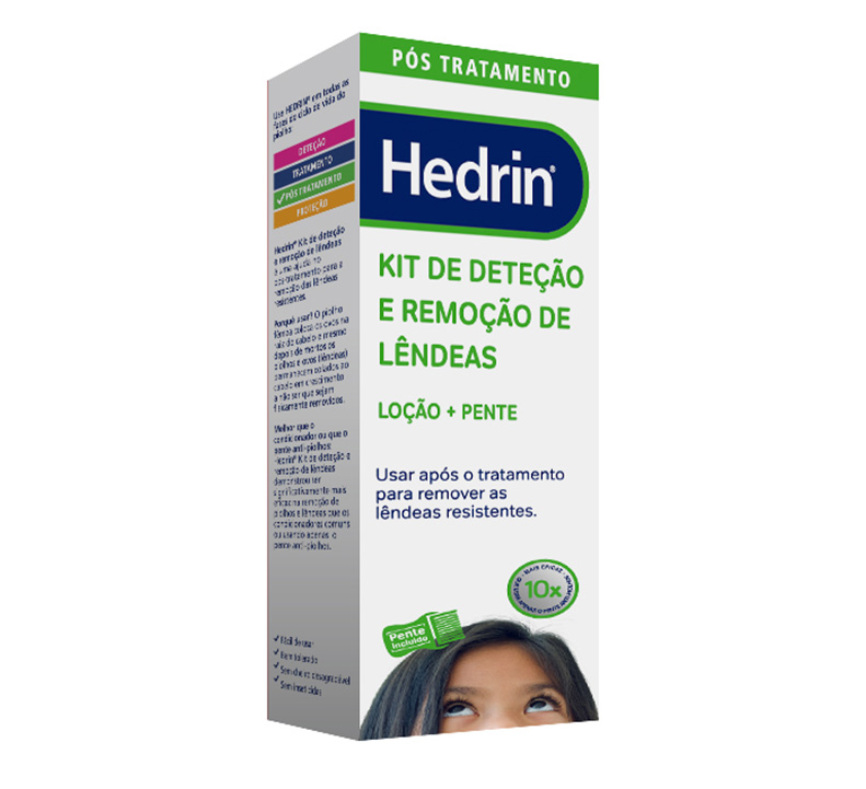 Hedrin® Kit de Deteção e Remoção de Lêndeas